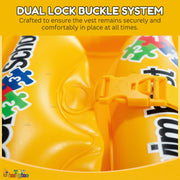 Toy Imagine Deluxe Swim Vest - Pool School Safety Aid for Toddlers & Kids (3-6 yrs) (50cm x 47cm)