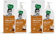 Mother Sparsh Milky Soft Baby Lotion 400ml (Pack of 2)