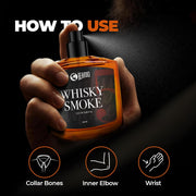 Beardo Whisky Smoke Eau De Parfum Men Spicy, Woody - Oudh Perfume For Men Long Lasting, Date Night Fragrance Body Spray For Men, 100ml