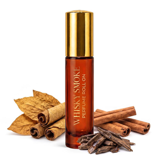 Beardo Whisky Smoke Roll On, 7ml | 100% Concentrated Perfume Oil | Long Lasting Roll On For Man | Smoky, Woody, Leather | Ideal Gift for Men | Best Attar Perfume For Man