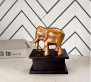 DSH Decorative Elephant Statue for Home Decor Animal Figurines for Living Room and Office Decor Best Gift