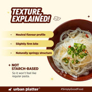 Urban Platter Shirataki Konjac Noodles, 270g (Fat-Free, Gluten-Free, Low Carb, Ready to Use)