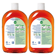 Dettol Antiseptic Liquid for First Aid, Surface Disinfection and Personal Hygiene 1300ml (Pack of 2)