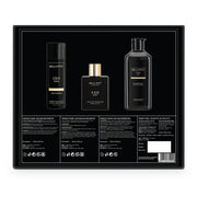 Bella Vita Luxury Black Edition Gift Set with CEO Man EDP Perfume 100ml, Body Parfum Deodorant 150ml & Refreshing Shower Gel for Deep Cleansing, 250ml