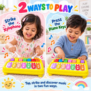 Toy Imagine Xylophone, 8-Key Musical Piano Toy for Kids