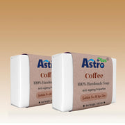 Astro Plus+ Coffee Hand-Made Soap Natural Handcrafted Coffee Soap Bar | Perfect for Face & Body (1 pieces)