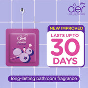 Godrej aer Power Pocket | Bathroom Freshener Assorted Pack Of 4 (40G) | Lasts Up To 30 Days | Toilet Freshener