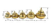 SHINDE EXPORTS brass sindur dani dibbi sindoor box dabbi for women (6CM)