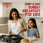 Slurrp Farm No Maida Pancake Trial Pack Combo | Instant Breakfast Mix made with Oats, Ragi and Jowar | Eggless and Healthy Breakfast Mix, 50g X 4