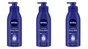 NIVEA Body Milk Nourishing Lotion, Pack of 3 (1200 ml)