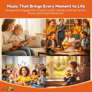Toy Imagine Guitar for Kids, 4-String Mini Instrument