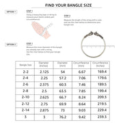 NMII Bangle Set for Women (Grey) (NAB10-Grey-latkan-2.2)
