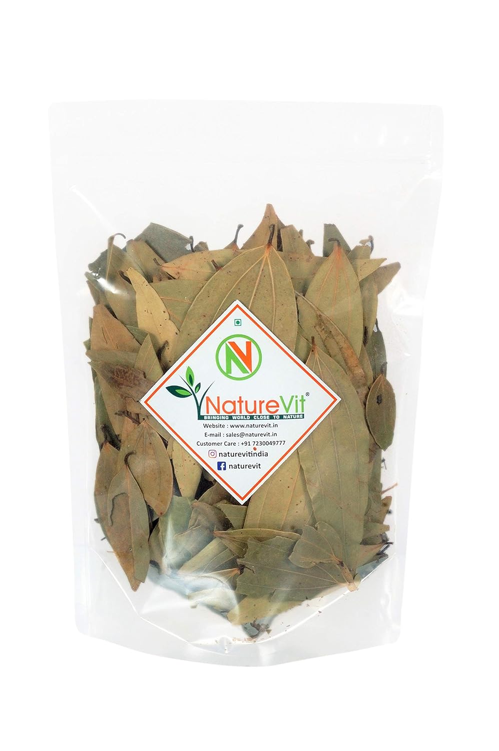 NatureVit Whole Bayleaf Spice, 1 Kg [ Tejpatta ]