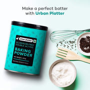 Urban Platter Aluminium-Free Baking Powder, 250g (Double-Acting Leavening Agent | Perfect for Fluffy Cakes, Breads, Baking)
