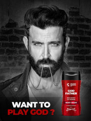 Beardo Godfather Body Wash for Men, 200ml | Powerful and Energising Bodywash for Men | Luxurious Lather and Refreshing Shower Gel | Goodness of Licorice Extract for Long Lasting Fragrance (Pack of 2)