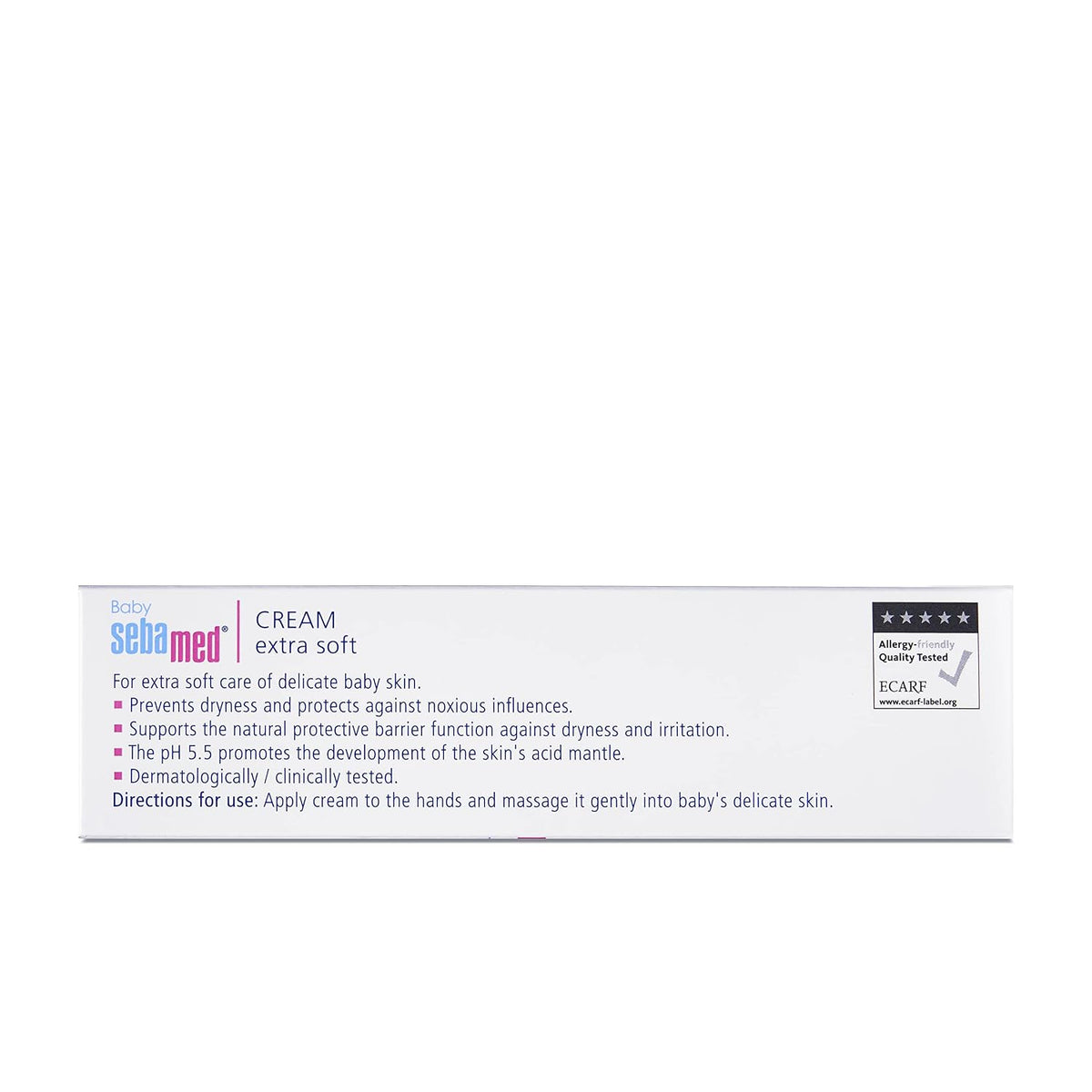 Sebamed Baby Cream Extra Soft|pH 5.5|Ideal for Dry Skin|50 ml (Pack of 3)