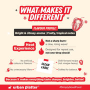 Urban Platter Habanero Hot Sauce, 160g (Fruity & Fiery| Mexican-Style Chilli Sauce | No Artificial Flavours)