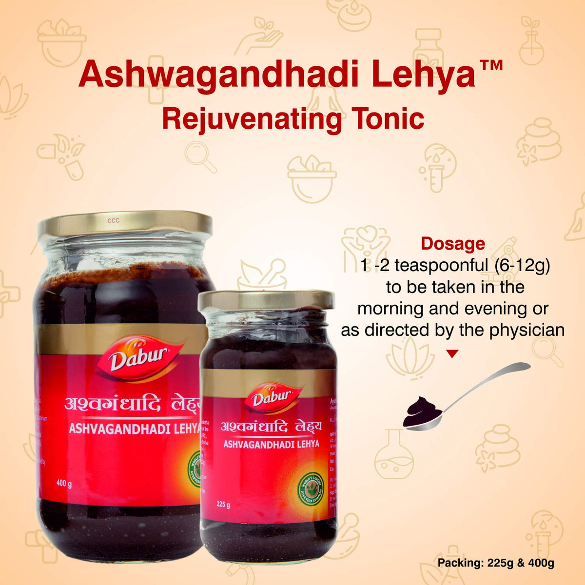 Dabur Ashwagandhadi Lehya - 225 Gm