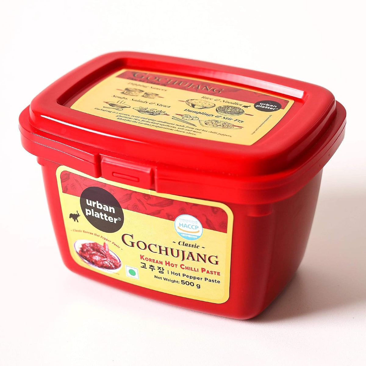 urban platter Classic Korean Gochujang, 500Gm [Pack of 3 | Hot Chilli Paste, Thick and Smooth, Unique Umami Flavour]