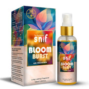 The Old Natural Snif Bloom Burst Air Freshener Spray – 100ml | Floral Scent, Long-Lasting Home & Car Air Freshener | Natural Essential Oils