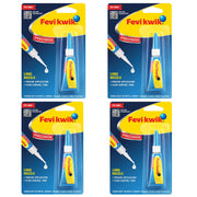 Pidilite Fevikwik Precision 3G | All Purpose Instant Glue For Accurate Repair | Longer Nozzle And Flow Control Tube | Ideal For Metal, Rubber, Ceramic, Glass | Pack Of 4