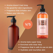 Bella Vita Luxury Glam Woman Body Wash Refreshing Shower Gel for Deep Cleansing, Hydrating, Moisturising, Softer & Smoother Skin with Aloe Vera 500 ml