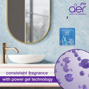 Godrej aer Power Pocket Bathroom Gel Freshener Assorted Pack of 6 (30G) | Lasts Up to 30 Days