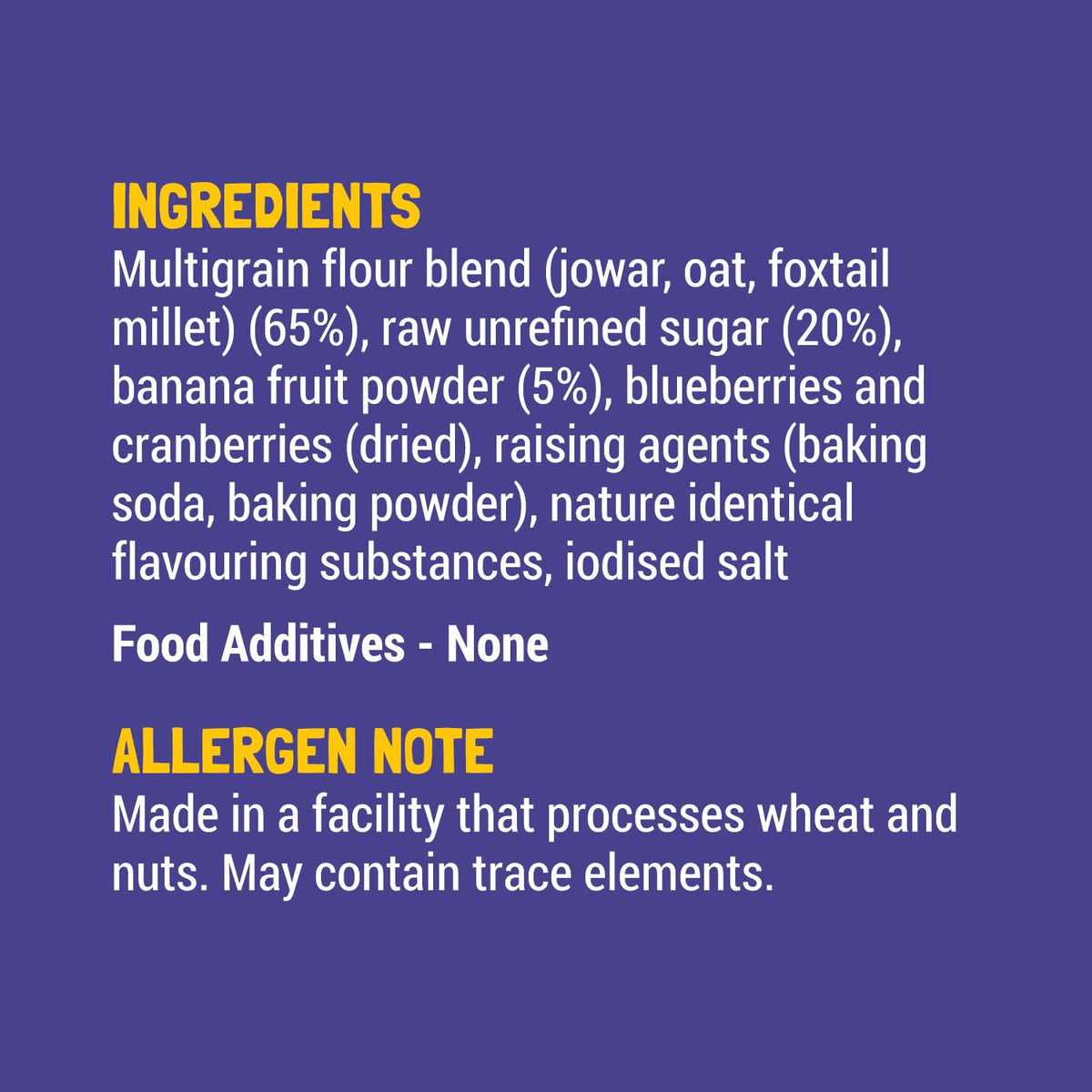 Slurrp Farm Blueberry Millet Pancake Mix | No Maida, 150g