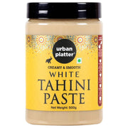 Urban Platter Tahini Paste, 500g (Smooth & Creamy White Sesame Paste, No Additives, Ideal for Hummus, Shawarma Sauce, Baba Ghanoush & Salad Dressings)