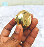 SHINDE EXPORTS brass sindur dani dibbi sindoor box dabbi for women (4CM)