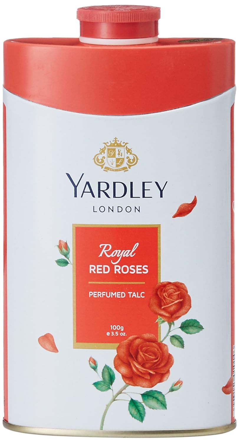 Yardley Red Rose Talc, 100g