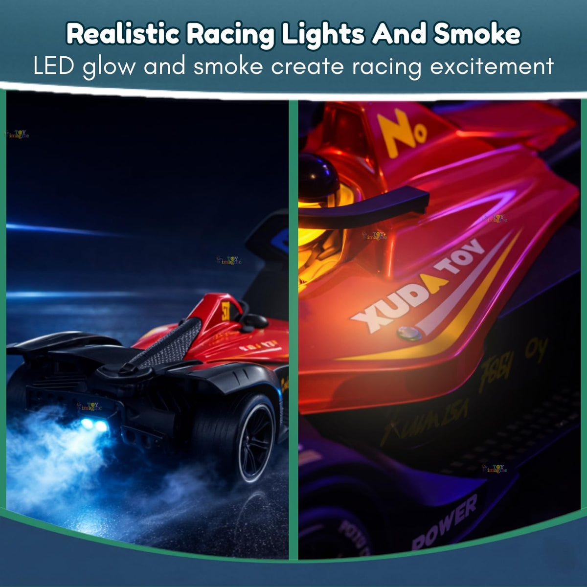 Toy Imagine 1:14 RC F1 Racing Car for Kids, 2.4GHz, Rechargeable