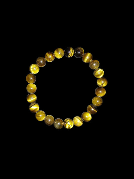 SHINDE EXPORTS Natural Tiger Eye Gemstone Crystal Bracelet for men and women