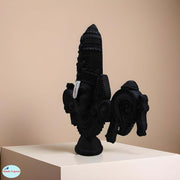 SHINDE EXPORTS tirupati Balaji Marble Idol for Desk Pooja Room car Dashboard Home Office décor (Black, 7 inches)