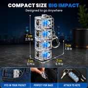 Toy Imagine LED Keyboard Keychain Fidget Toy, Pack of 4