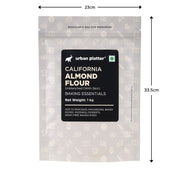 Urban Platter California Unblanched Almond Flour, 1kg (Naturally Gluten-free, Low-Carb, Ideal for Baking & Keto Recipes)