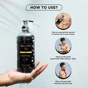 Bella Vita Luxury | Long Lasting CEO Man EDP 100ml Premium Perfume for Men & Shower Gel 500ml for Deep Cleansing, Hydrating and Softer Skin with Aloe Vera
