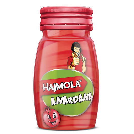 Dabur Hajmola Anardana – Digestive Tablets | Pack of 120 | Tangy Pomegranate Flavour | Improves Digestion & Relieves Gas | Ayurvedic Herbal Formula