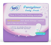 Sofy Daily Fresh Panty Liner - 80 Pieces (Pack of 2)