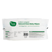 Mother Sparsh Natural Care Baby Wipes I 100% Plant Made Fabric From Forest Land | Fresh+Cleanse (with Cucumber) Plant Powered Wet Wipes For Baby I Cotton Cloth Like Bigger Sheets | 60 Pcs (Pack of 2)