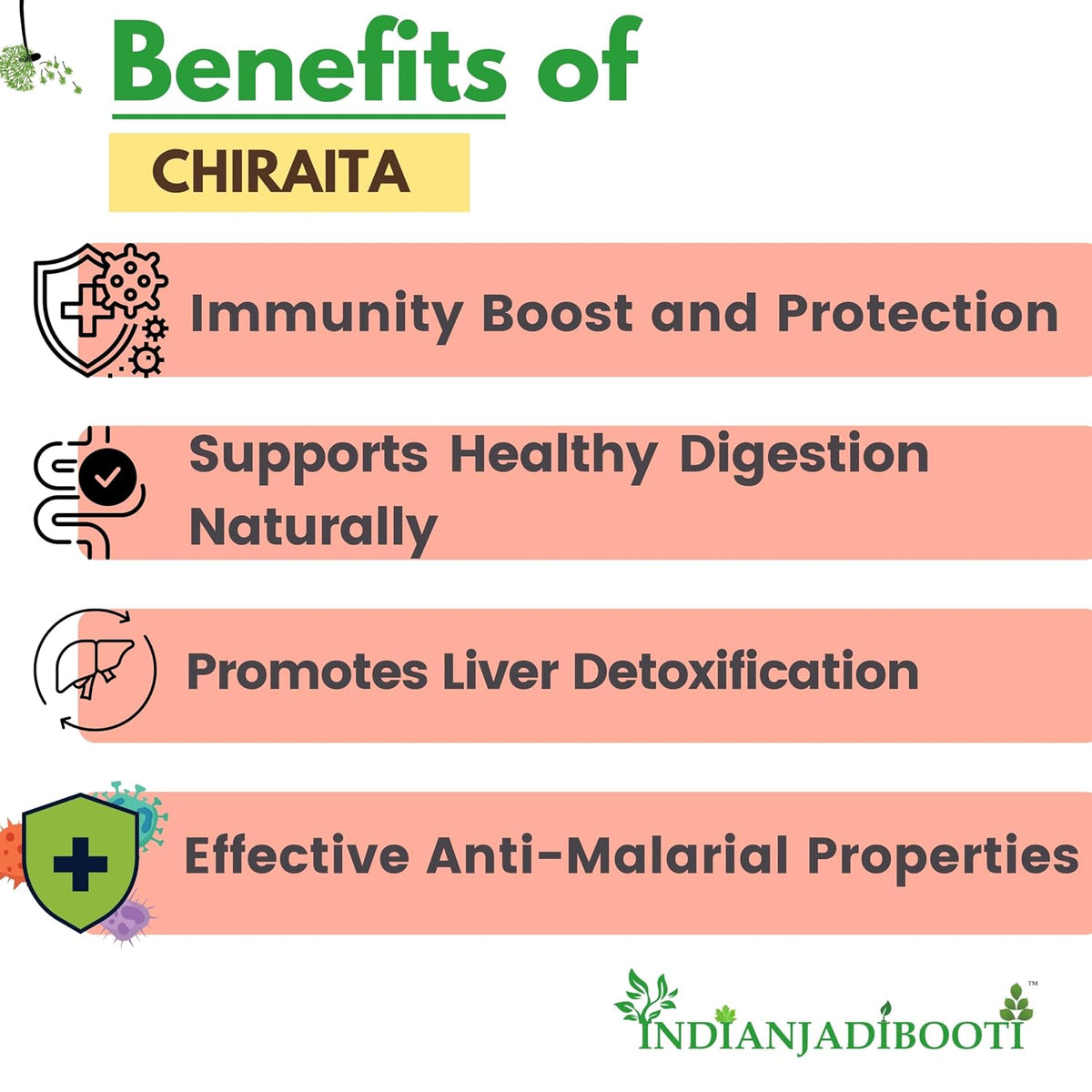 IndianJadiBooti Chiraita Asli Powder | Chirayata | (900 Grams)
