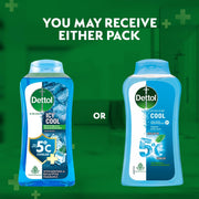 Dettol Body Wash and Shower Gel, Cool - 250ml Each (Pack of 2)