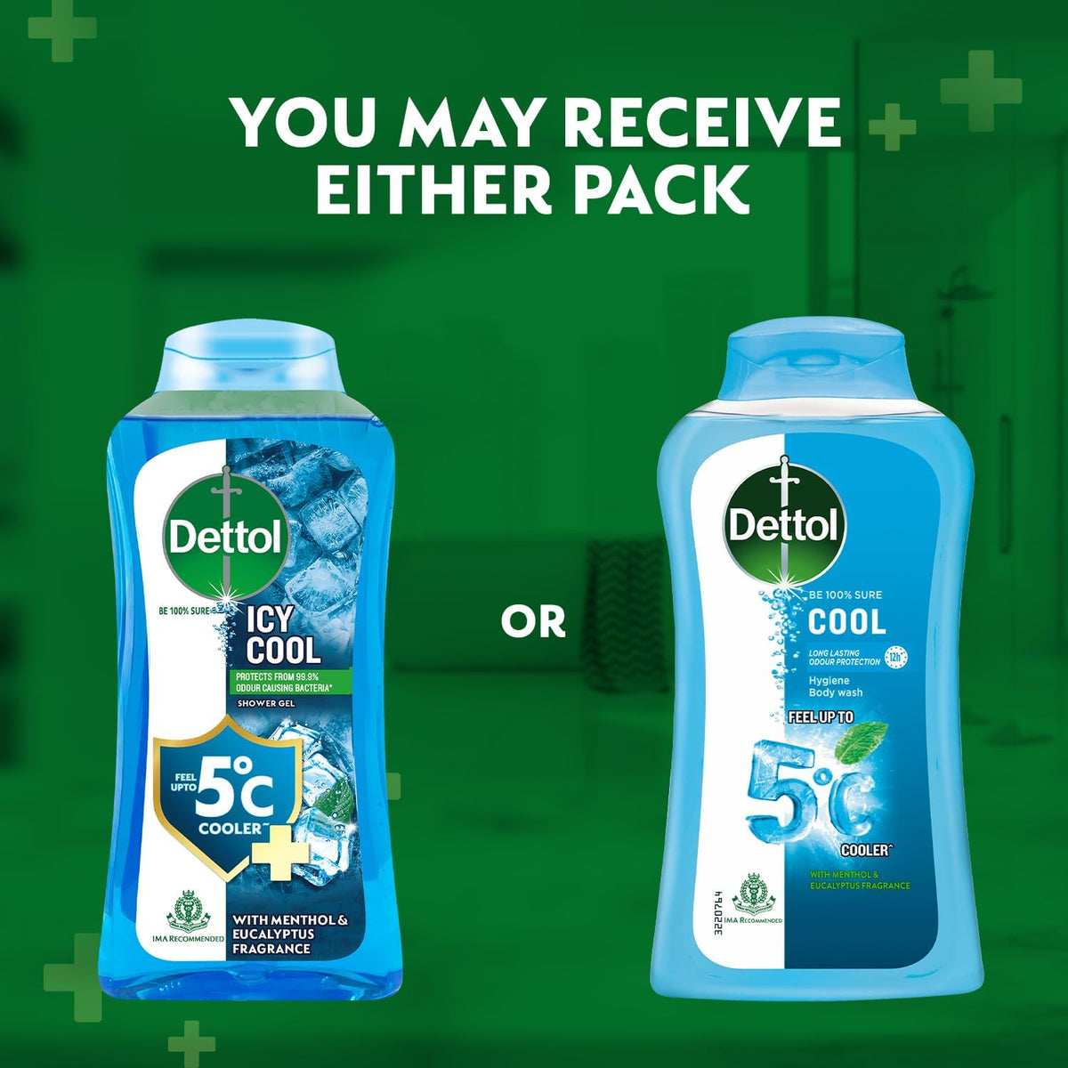 Dettol Icy Cool Body Wash and Shower Gel Bottle for Men | Goodness of Salicylic Acid | Menthol Freshness | 250ml (Pack of 3)