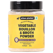 Urban Platter Vegetable Bouillon & Broth Powder, 200g (Plant-Based | Instant Vegetable Stock | MSG-free | Umami-Rich)