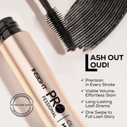 INSIGHT Professional Classic Mascara | Volumizing, Lengthening & Defining | Clump-Free | Smudge-Proof | Jet Black - 10g