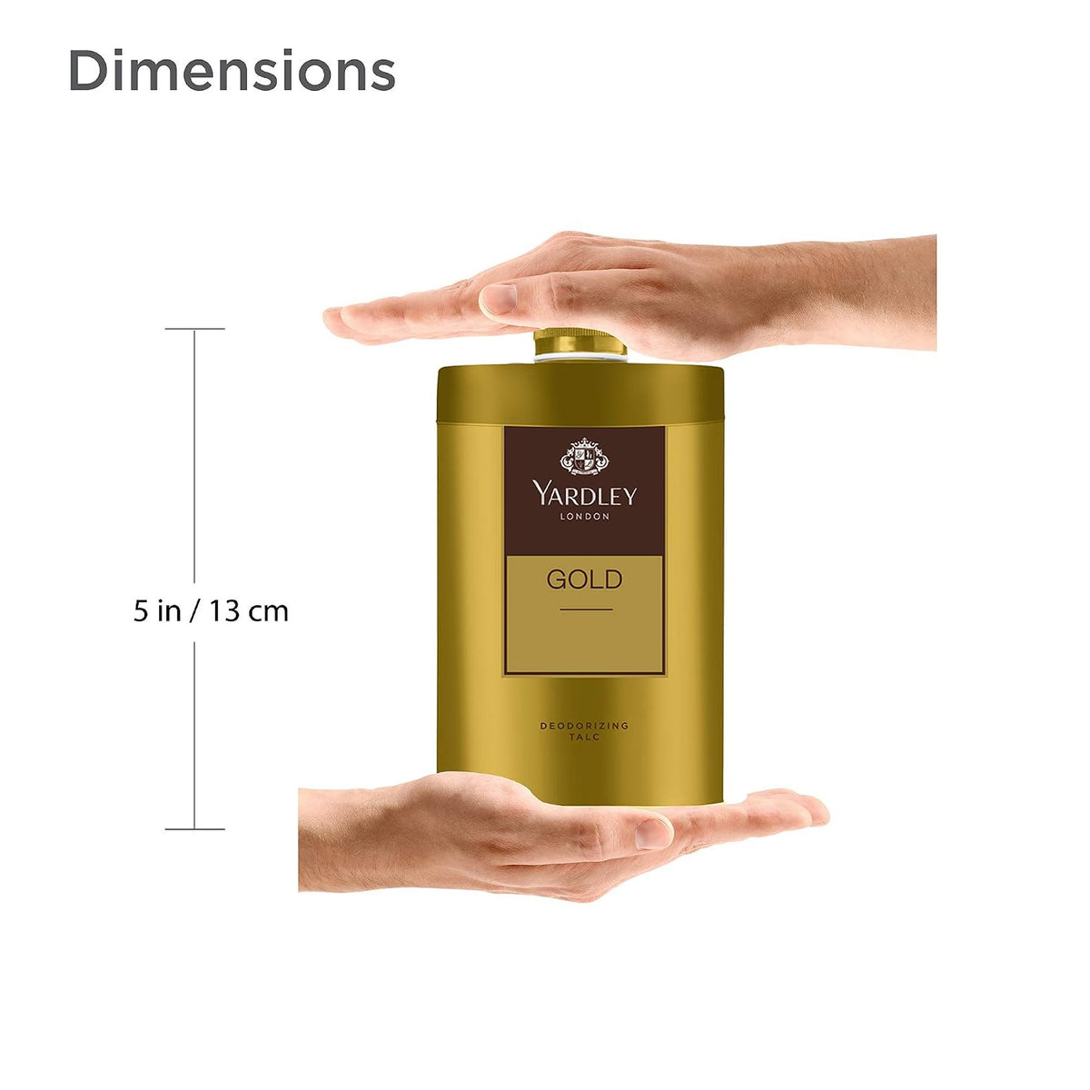 Yardley London Gold Deodorizing Talc for Men, 100g