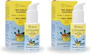 Little Rituals Baby Sunscreen for Kids 0-15 Yrs SPF 50 PA++++ Organic & Natural Lotion, UVA UVB IR, Blue Light, Wifi Radiation, Protection, Hypoallergenic, SWISS Tech, Daily Use Sunblock - 50gm