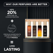 Bella Vita Luxury Man Liquid Perfume Gift Set 4 X 20 Ml For Men With Klub, Oud, Ceo, G.O.A.T Perfume | Woody, Citrusy Long Lasting Edp Fragrance Scent (Pack Of 3)