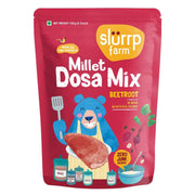 Slurrp Farm Millet Dosa Instant Mix, Supergrains Spinach And Beetroot, Natural And Healthy Food, 150g (Pack Of 2)