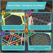 Toy Imagine Chain Triangle Chess Game Triggle